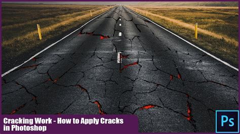 Cracking Work How To Apply Cracks In Photoshop Cc Youtube