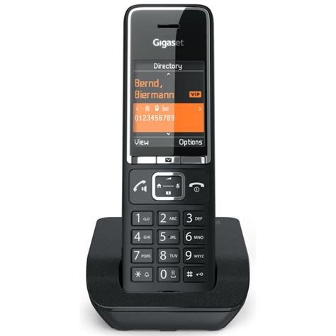 Gigaset Comfort 550 Iberia Teléfono Inalámbrico Dect Negro