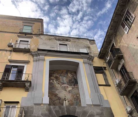 Porta San Gennaro Restaurato L Affresco Di Mattia Preti Torna A