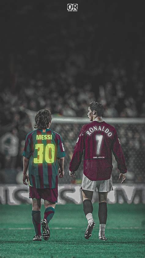 Lionel Messi And Cristiano Ronaldo Lockscreen Em 2022 Imagens De