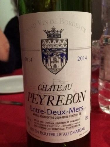 Château Peyrebon Entre Deux Mers Vivino US