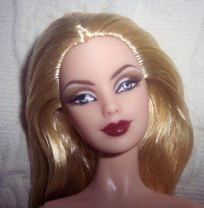 Nude Red Corvette Barbie Long Blond Hair Coa