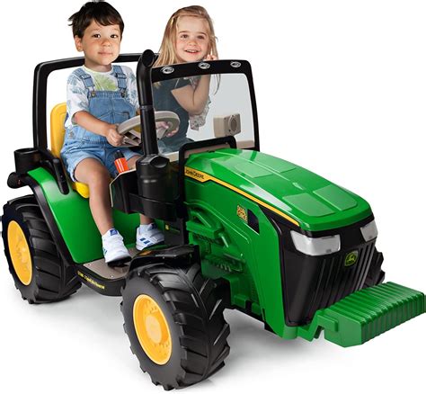 Amazon Peg Perego John Deere Dual Force V Tractor Green Toys