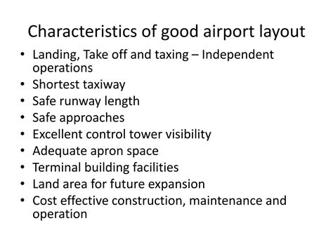 Layout of Airport Planning | PPTX