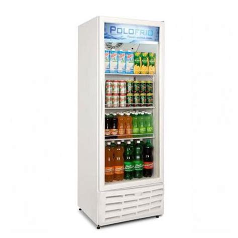 Geladeira Bebidas Refrigerantes Porta Vidro 450L Polofrio Expositor