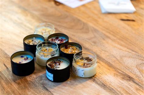 Premium Photo Soy Candle Workshop Scented And Decorated Handmade Soy Candles