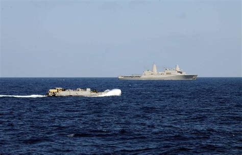 A Landing Craft Utility From Assault Craft Unit 2 Transits Picryl Public Domain Media Search