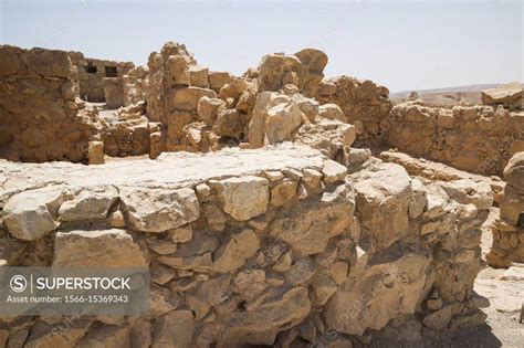 Masada Fortress Archaeological Ruins Masada National Park Judean