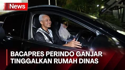 Setir Mobil Sendiri Bacapres Perindo Ganjar Pranowo Tinggalkan Rumah