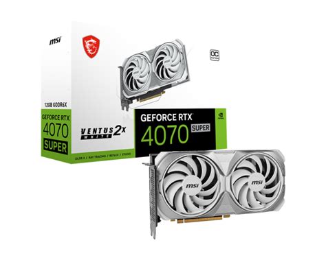 Tarjeta De Video Msi Rtx Super G Ventus X White Oc Gb Gddr X