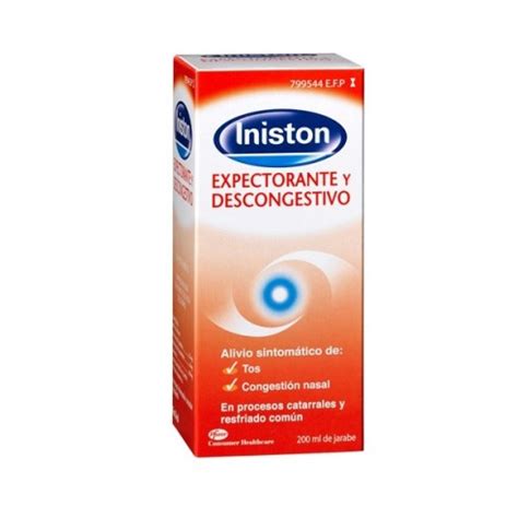 Iniston Expectorante Y Descongestivo Jarabe Frasco Ml