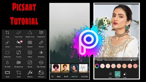 Picsart Complete Tutorial Picart All Tools Tutorial Youtube