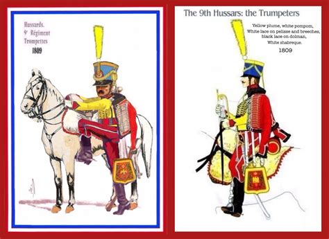 French Trumpeter Of 9th Hussars In 1809