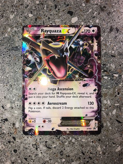 Pokemon Tcg Cards Shiny Rayquaza Ex Xy Black Star Promo Holo Nm Not