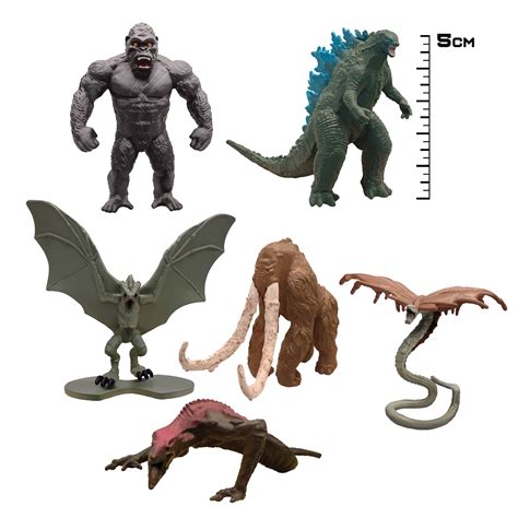 Mua MonsterVerse Godzilla Vs Kong 2 Inch Mini Monster 6 Pack Including