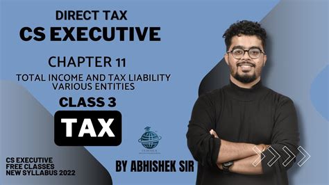 Cs Executive Tax Laws Chapter Total Income And Tax Liability