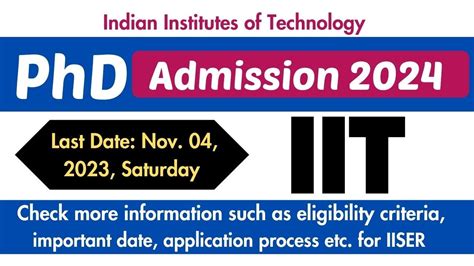 Iit Roorkee Phd Admission Spring Semester Dates Application