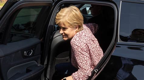 Ive Done Nothing Wrong Nicola Sturgeon Returns Home For First Time