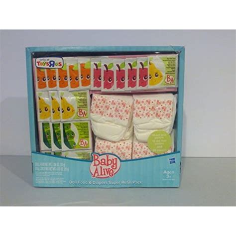 Baby Alive Doll Food and Diapers, Super Refill Pack - Walmart.com