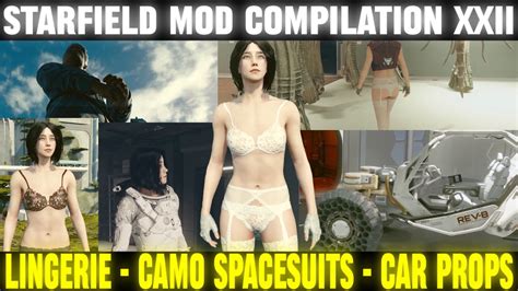 Starfield Mods Compilation 22 Lingerie Car Prop New Outpost Decoration And More Starfield