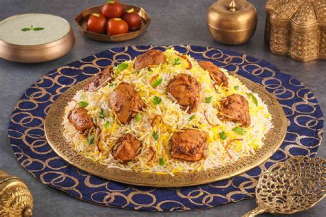 Order Lazeez Bhuna Murgh Chicken Dum Biryani Boneless Serves 4 From