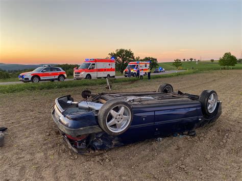 Cabriolet überschlägt sich mehrfach DRK Ortsverein Saarburg e V