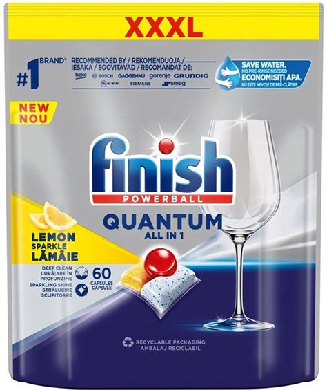 Kapsu Ki Do Zmywarki Finish Quantum All In Lemon Sztuk