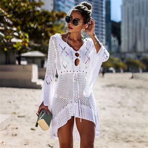 White Lace Beach Cover Up