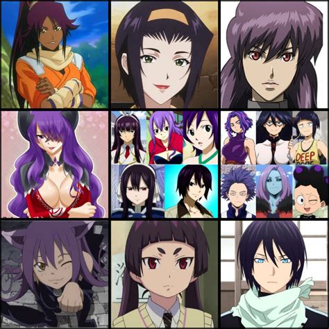 Best Purple Hair Anime Characters by OtakuFanBoy20 on DeviantArt