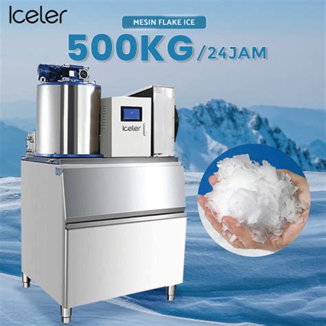 Promo Iceler Mesin Es Flake Commercial Flake Ice Maker Seafood