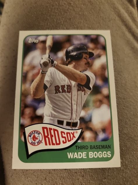 Topps Archives Wade Boggs Boston Red Sox Ebay