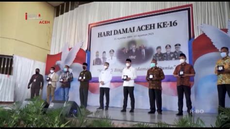 BRA GELAR HARI DAMAI ACEH KE 16 INews Aceh YouTube