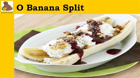 Receita Do Banana Split F Cil Rapida Youtube