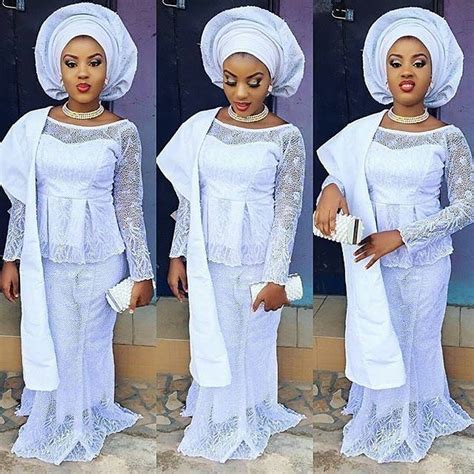 Wedding Glam 61 White Asoebi Kamdora Eduaspirant