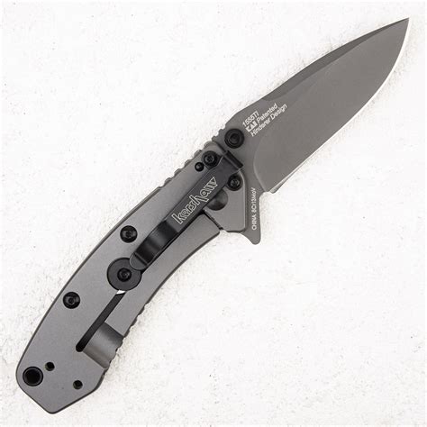 Kershaw Cryo Cr Mov Blackwash Stainless Steel Gray Ti