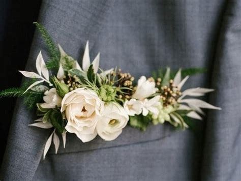 Pin By Mary Garner On Weddings Pocket Square Wedding Boutonniere