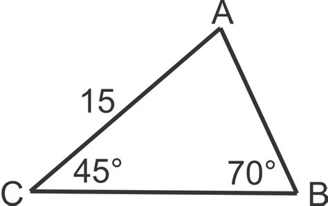 Law Of Sines Examples With Answers