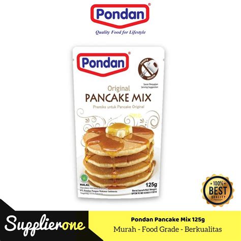 Jual Pondan Pancake Mix Tepung Pancake Instan G Tepung Pancake