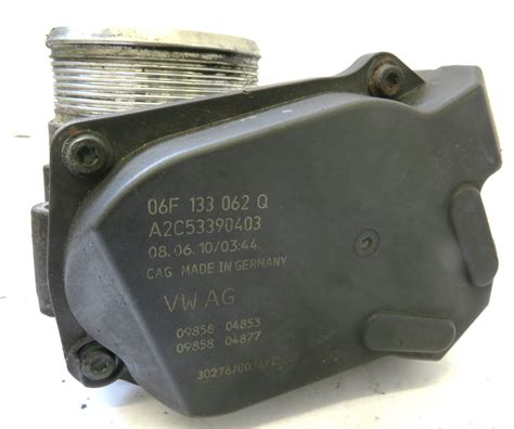 Used Genuine VW Golf VW GOLF MK6 R20 2.0 GTI CDLF THROTTLE BODY ...