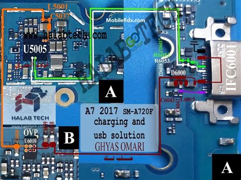 Samsung Galaxy A7 A720F Charging Ways USB Jumper Solution Phone