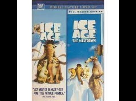 Opening To Ice Age 2005 DVD 2009 Reprint YouTube