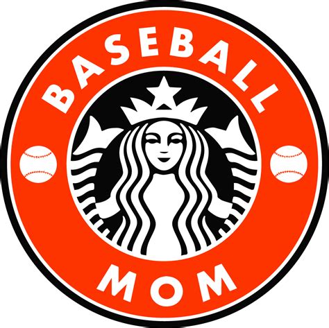 Baseball Mom Logo Svg Starbucks Svg Starbucks Logo Svg St Inspire Uplift