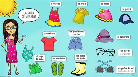 Introducir 30+ imagen vocabulario de ropa de verano en ingles - Abzlocal.mx