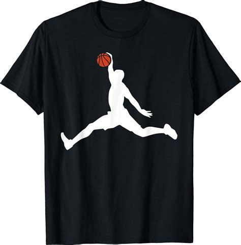 Basketball Player T Shirt Black Medium