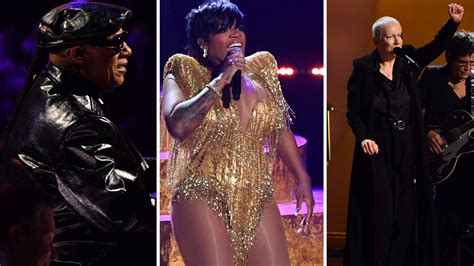 Grammys In Memoriam Fantasia Annie Lennox Stevie Wonder More