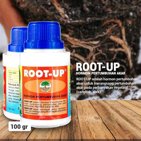 Jual Root Up Gr Hormon Pertumbuhan Akar Cangkok Stek Batang Tanaman