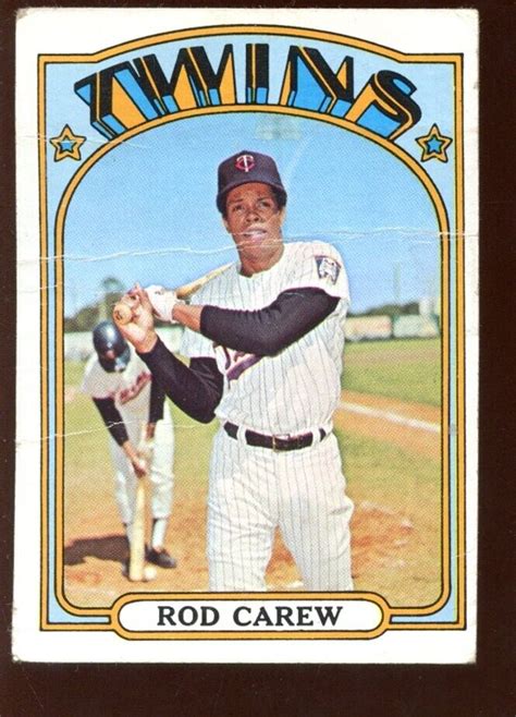 Topps Baseball Card High Rod Carew Ebay