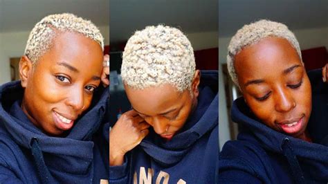 Shaping Up My Hair And Wash Day Routine On Bleached Afro Hair From Start