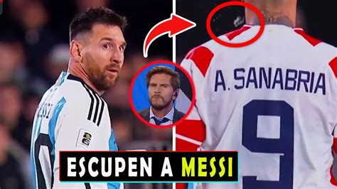 TONY SANABRIA ESCUPE A MESSI LA VERDAD DEL CRUCE DEL 10 ARGENTINA Vs