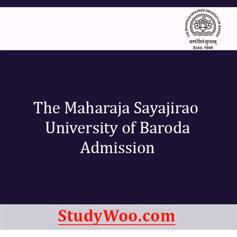 Msu Baroda Admission 2024 25 Courses Last Date Fees